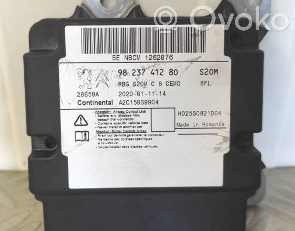 Peugeot Expert Airbag control unit/module 