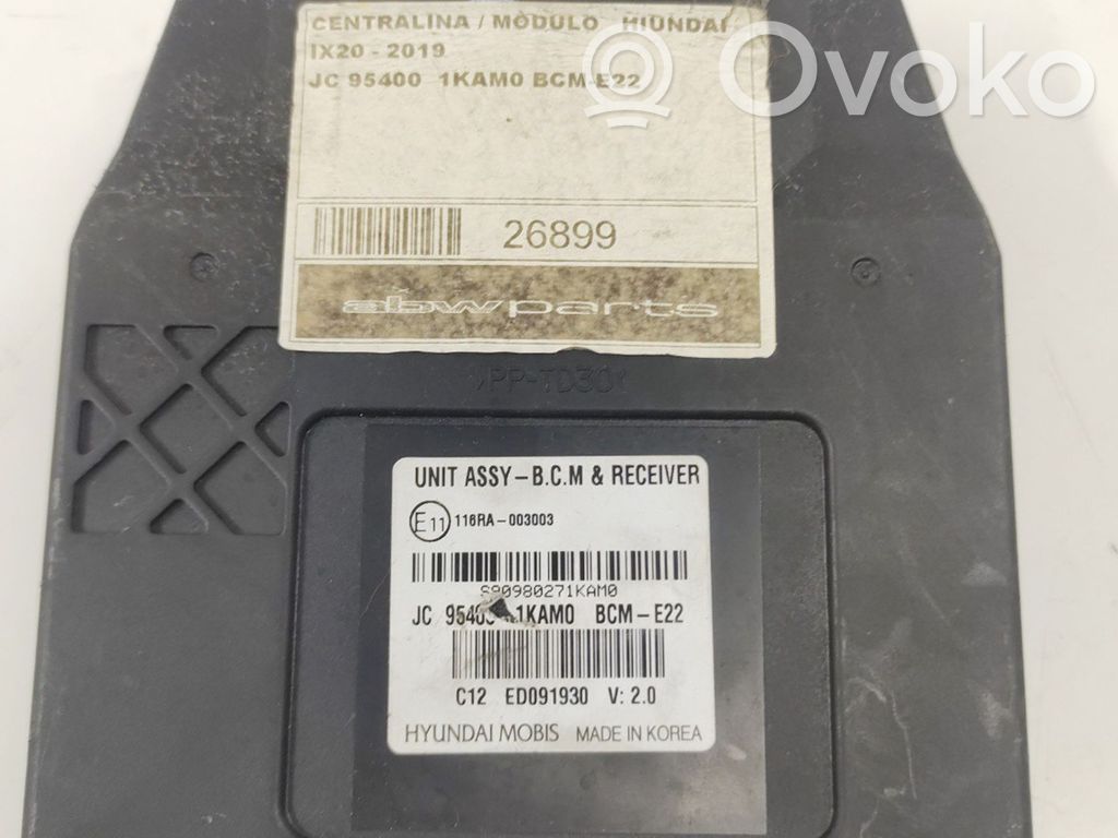 Unidad de control/módulo de la combustión   JC95400,1KAM0BCME22