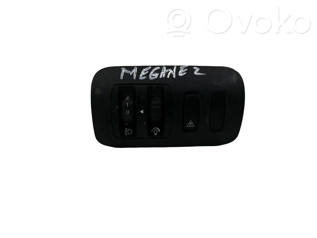 Renault Megane II Interruptor de control del panel de luces 