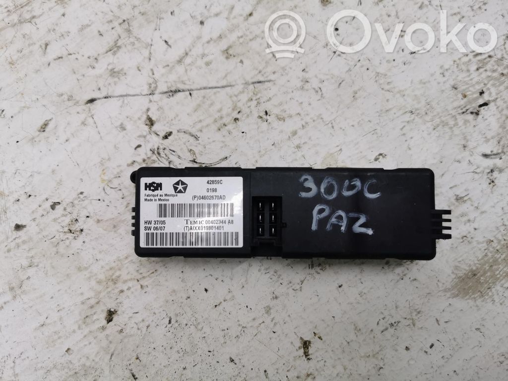 Chrysler 300C Module de commande de siège 