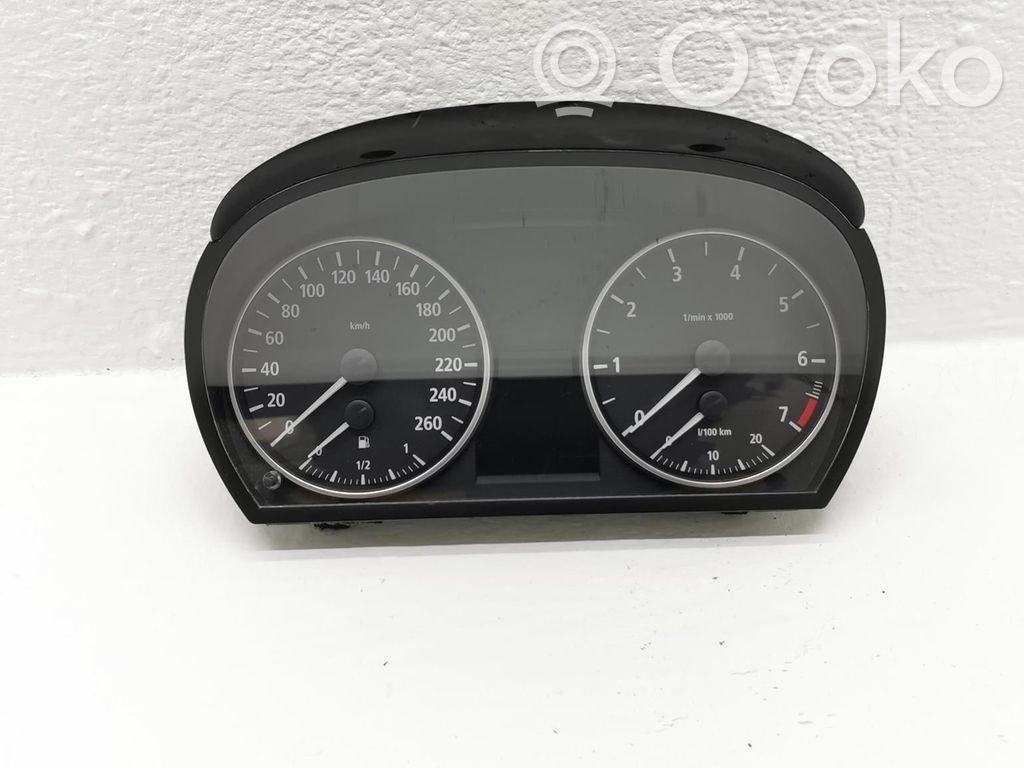 BMW 3 E90 E91 Speedometer (instrument cluster) 