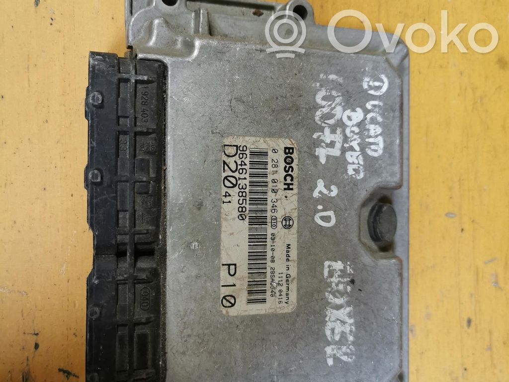 Engine control unit/module ECU   9646138580,9646138580