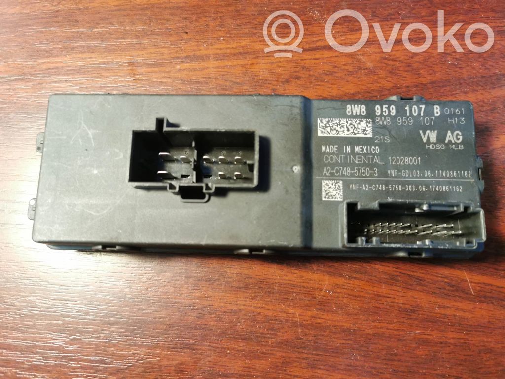 Tailgate/trunk control unit/module   8W8959107B,12028001,8W8959107,A2C74857503