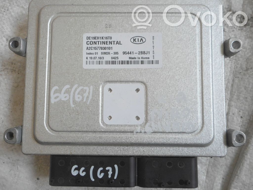 Engine control unit/module   954412BBJ1,A2C1577830101,DE19EH1K16T0