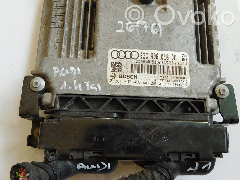 Unidad de control/módulo del motor   03G906016DM,03C906016BG,0261S07496
