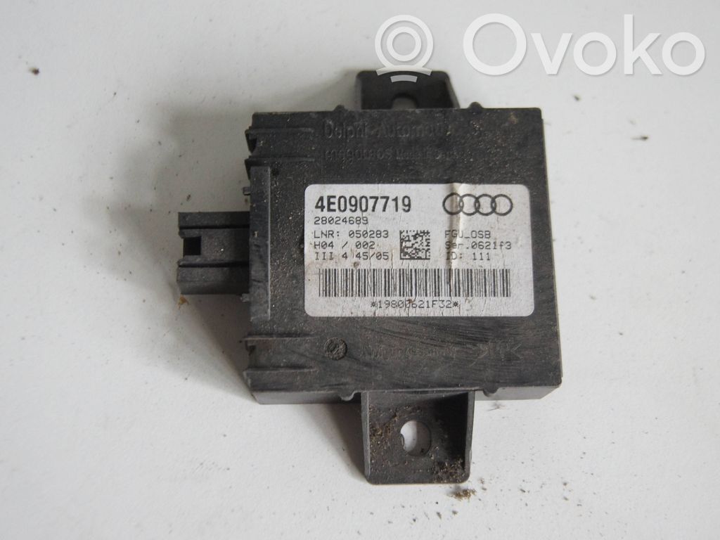 Audi A8 S8 D3 4E Unitate/modul control alarmă 