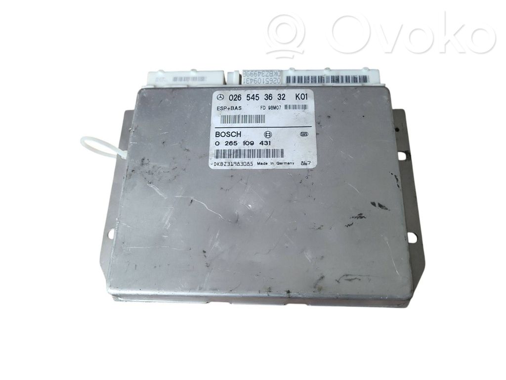Mercedes-Benz A W168 ESP (stability system) control unit 