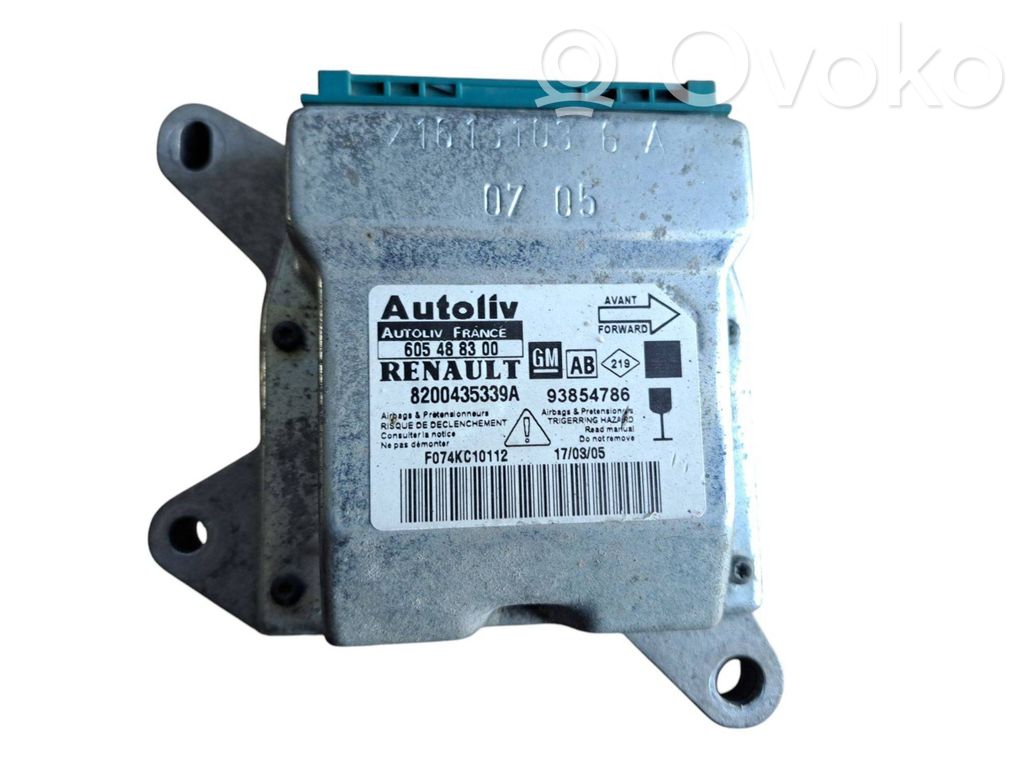 Renault Trafic II (X83) Airbag control unit/module 