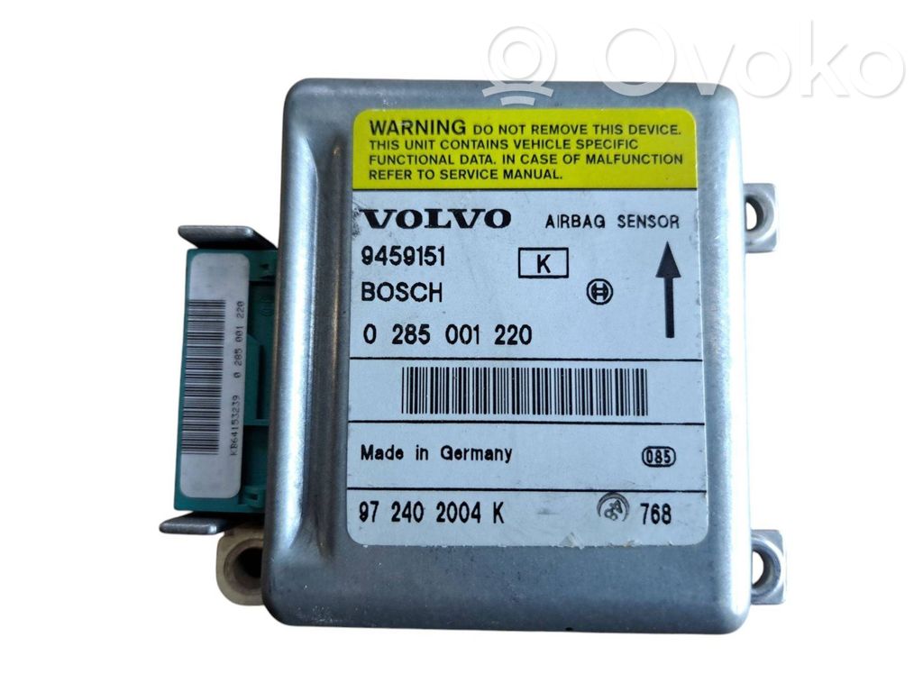 Volvo S70  V70  V70 XC Airbag control unit/module 