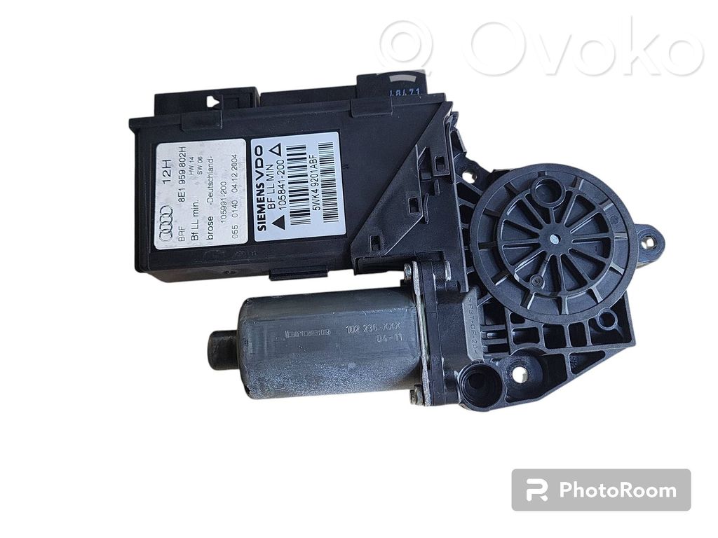 Audi A4 S4 B7 8E 8H Etuoven ikkunan nostomoottori 