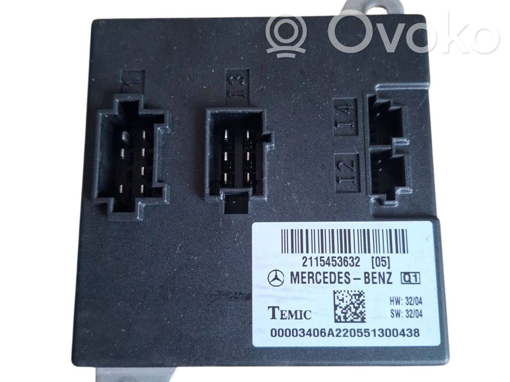 Mercedes-Benz E W211 Comfort/convenience module 