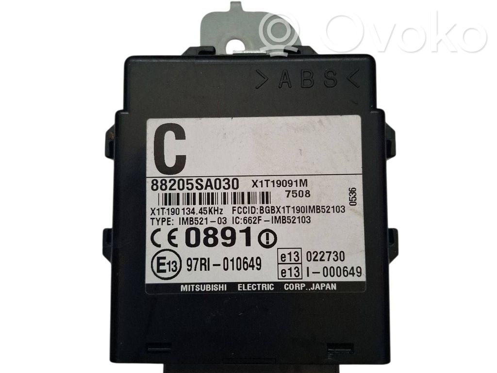 Immobilizer control unit/module   88205SA030
