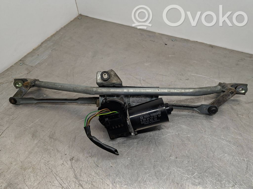 Audi A6 S6 C5 4B Wischergestänge Wischermotor vorne 