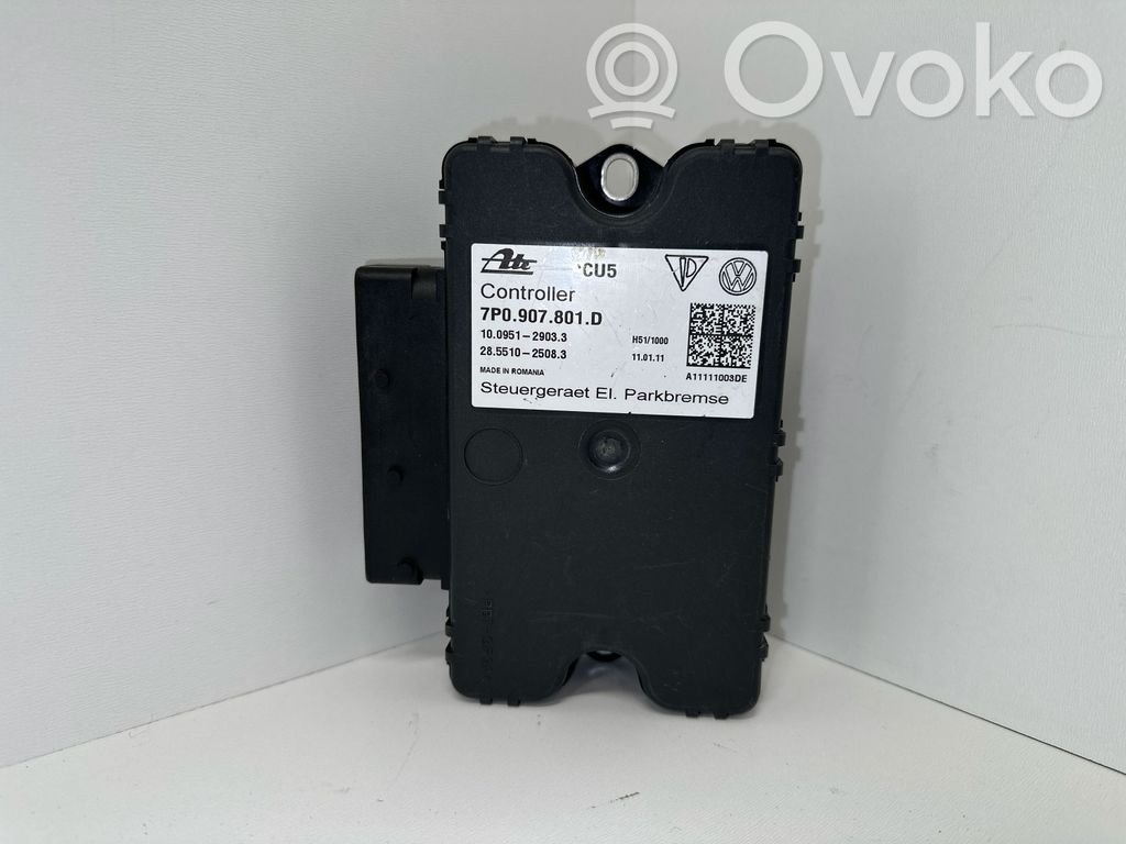 Volkswagen Touareg II Modul de control frână de mână 