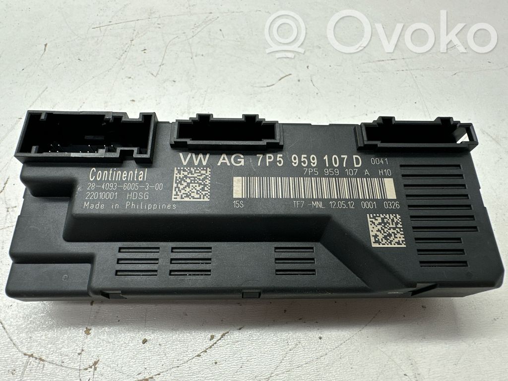 Porsche Cayenne (92A) Tailgate/trunk control unit/module 