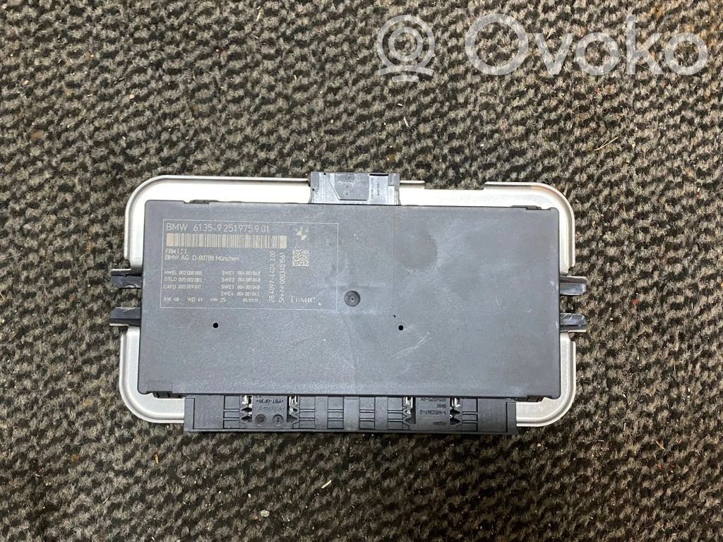 BMW 5 F10 F11 Sterownik / Moduł świateł LCM 