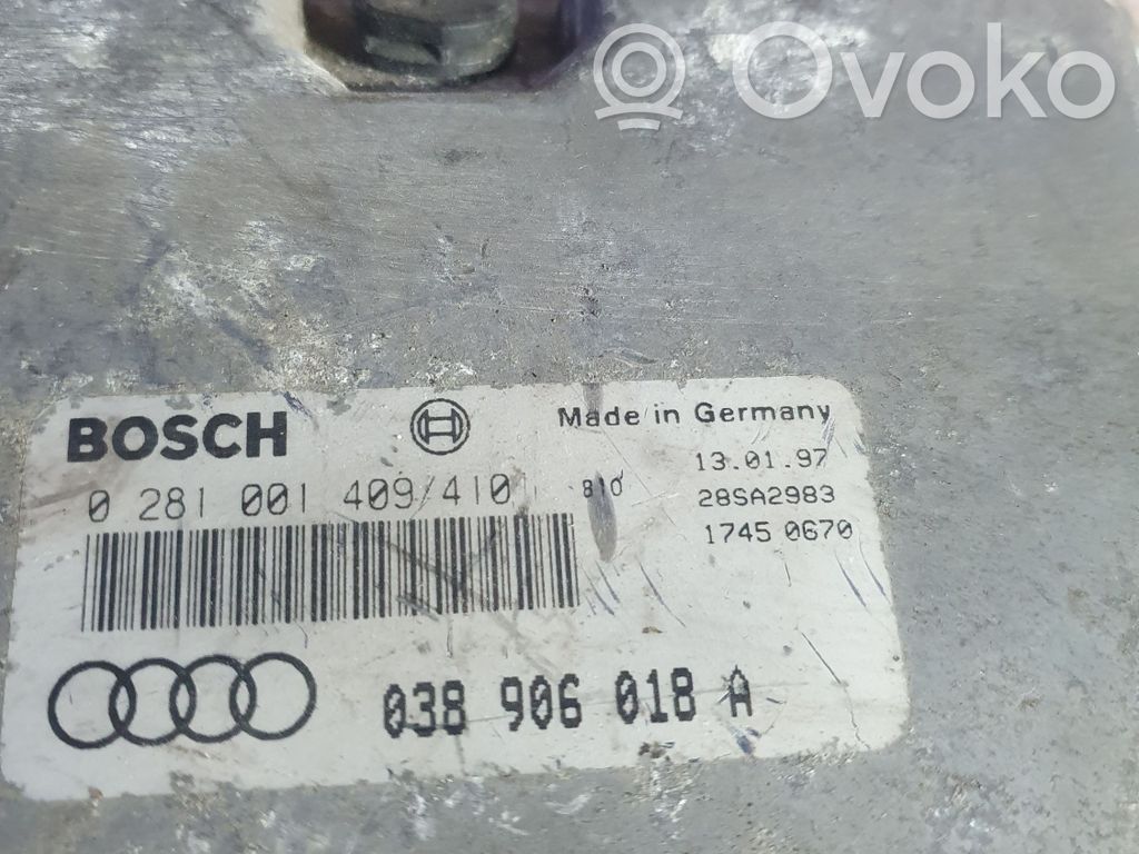 Engine control unit/module   038906018A,0281001409410