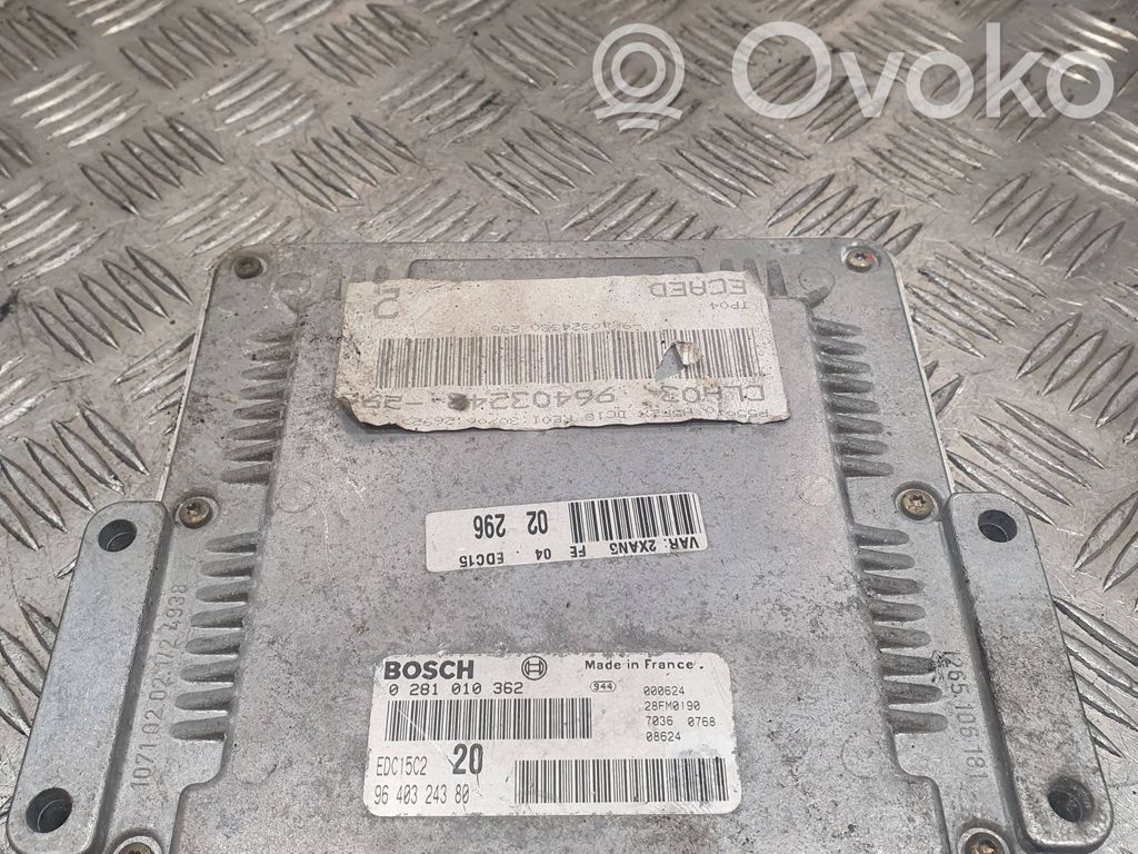 Peugeot 306 Engine control unit/module 