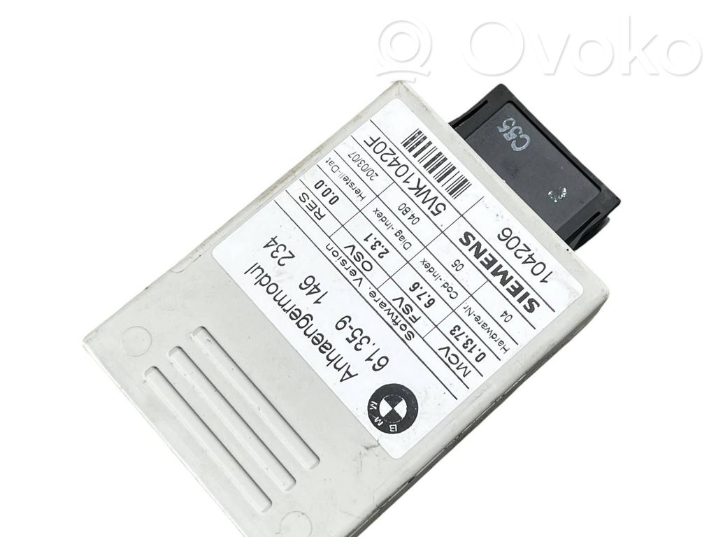 BMW 5 E60 E61 Tow bar trailer control unit/module 