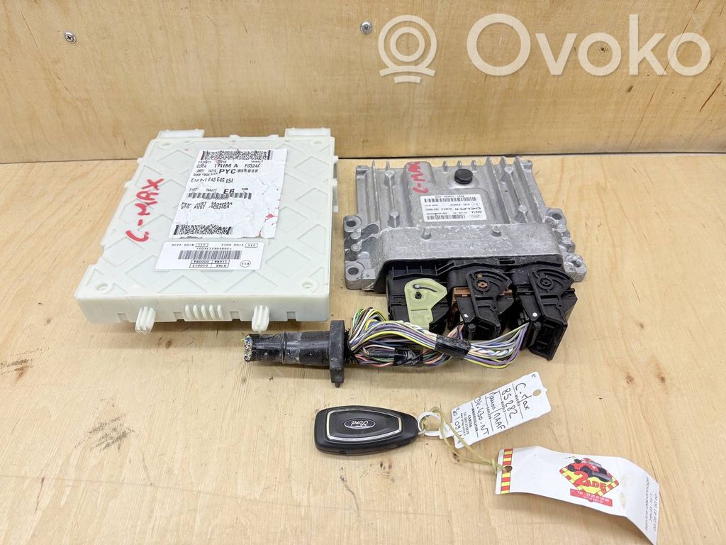 Ford C-MAX II Juego de cerradura y set ECU del motor 
