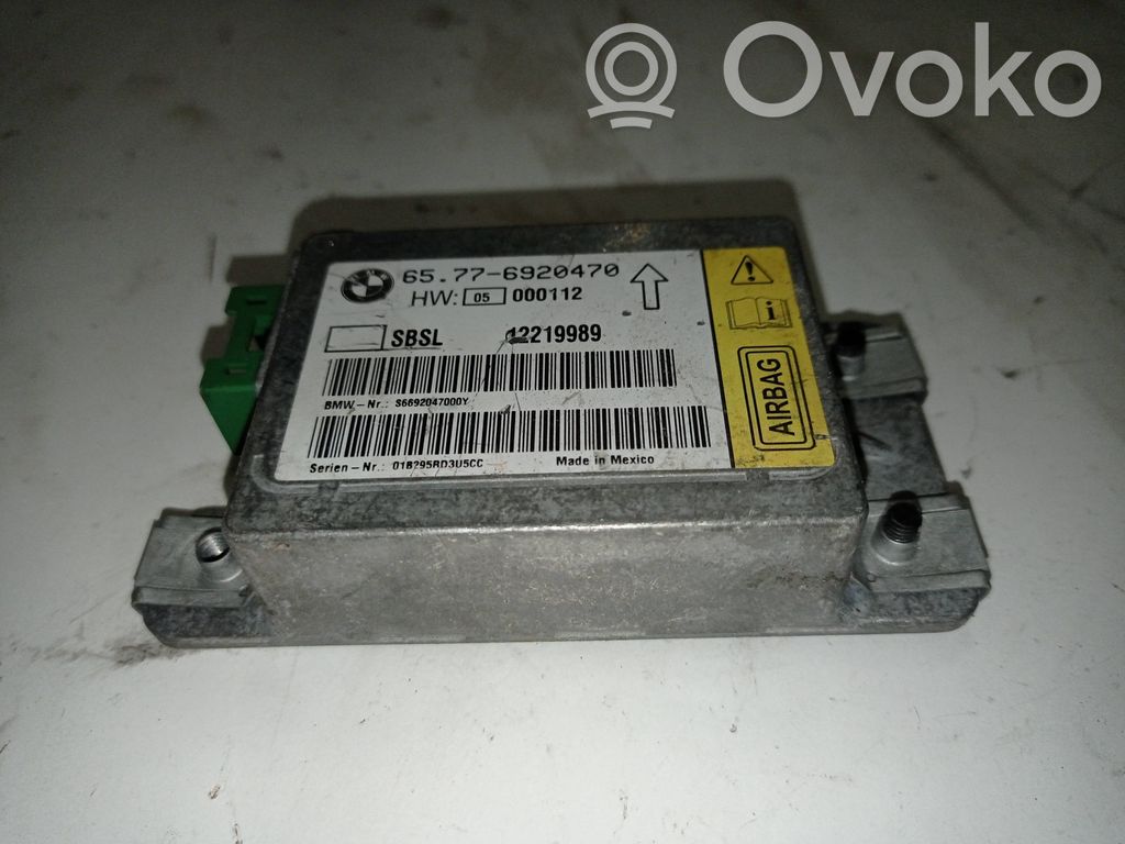 Airbag control unit/module   12219989
