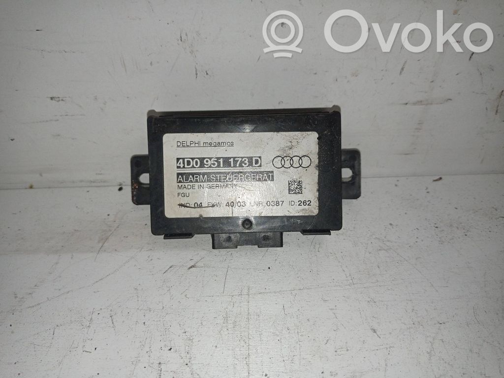Unitate/modul control alarmă   4D0951173D