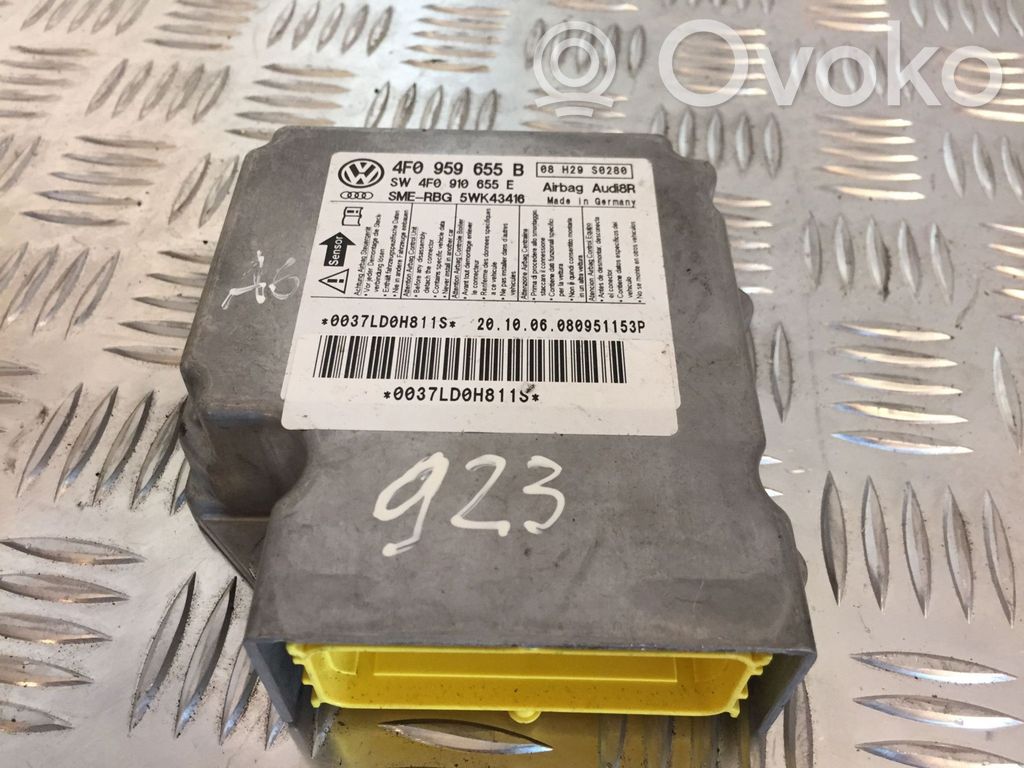 Audi A6 S6 C6 4F Oro pagalvių valdymo blokas 
