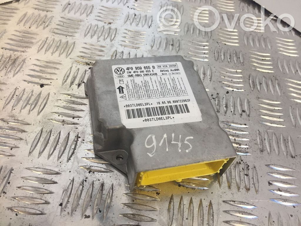 Audi A6 S6 C6 4F Gaisa spilvenu vadības bloks 