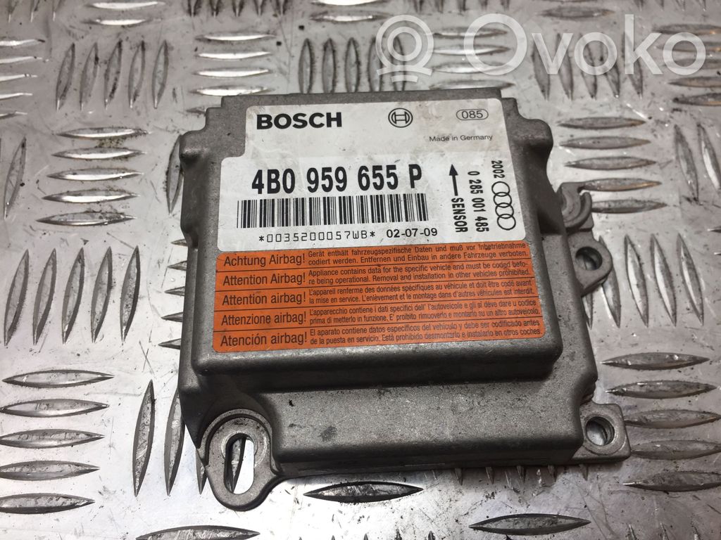 Audi A6 S6 C5 4B Gaisa spilvenu vadības bloks 