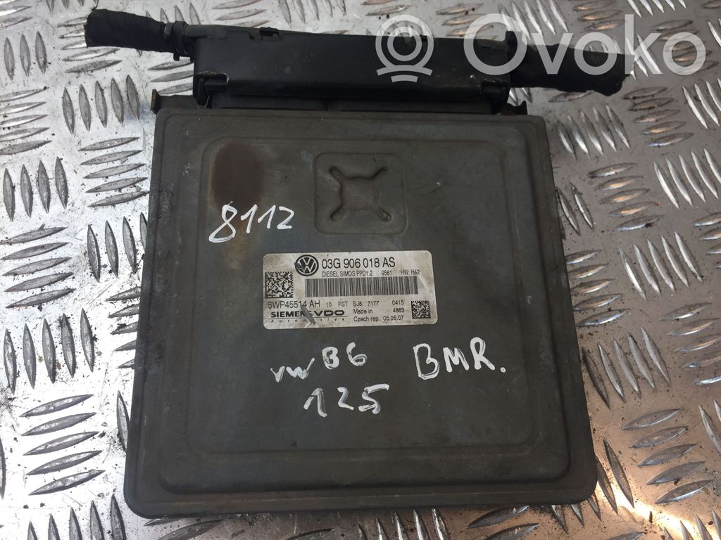 Engine control unit/module   03G906018AS,8112