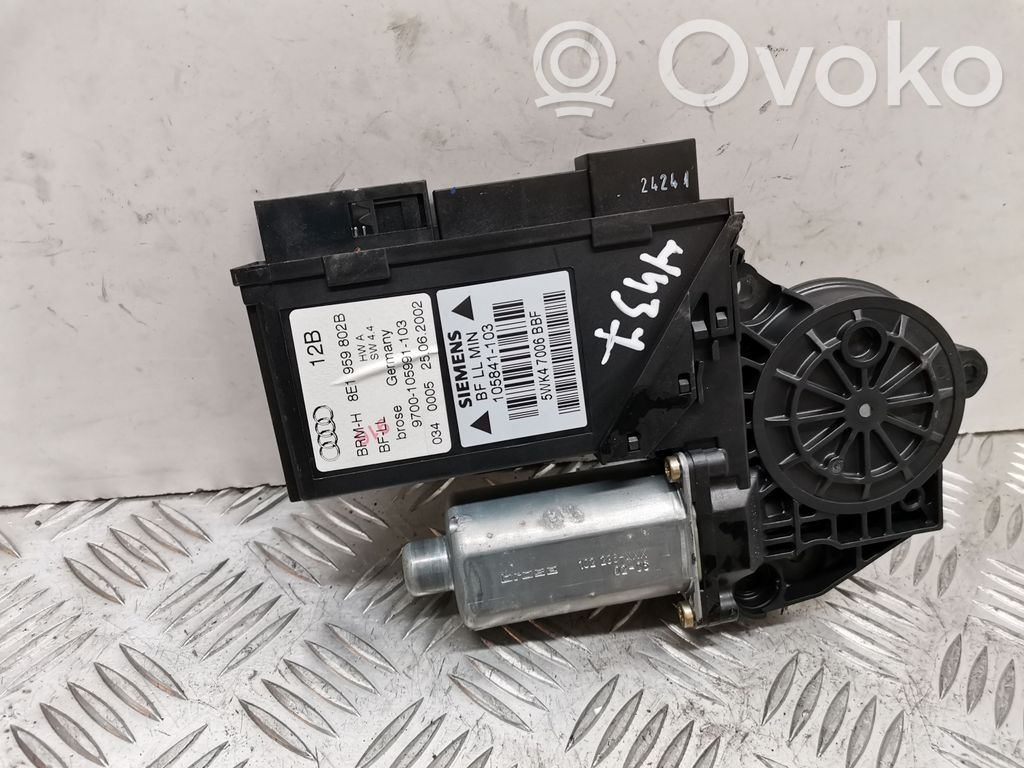 Audi A4 S4 B6 8E 8H Silnik regulatora szyby drzwi przednich 