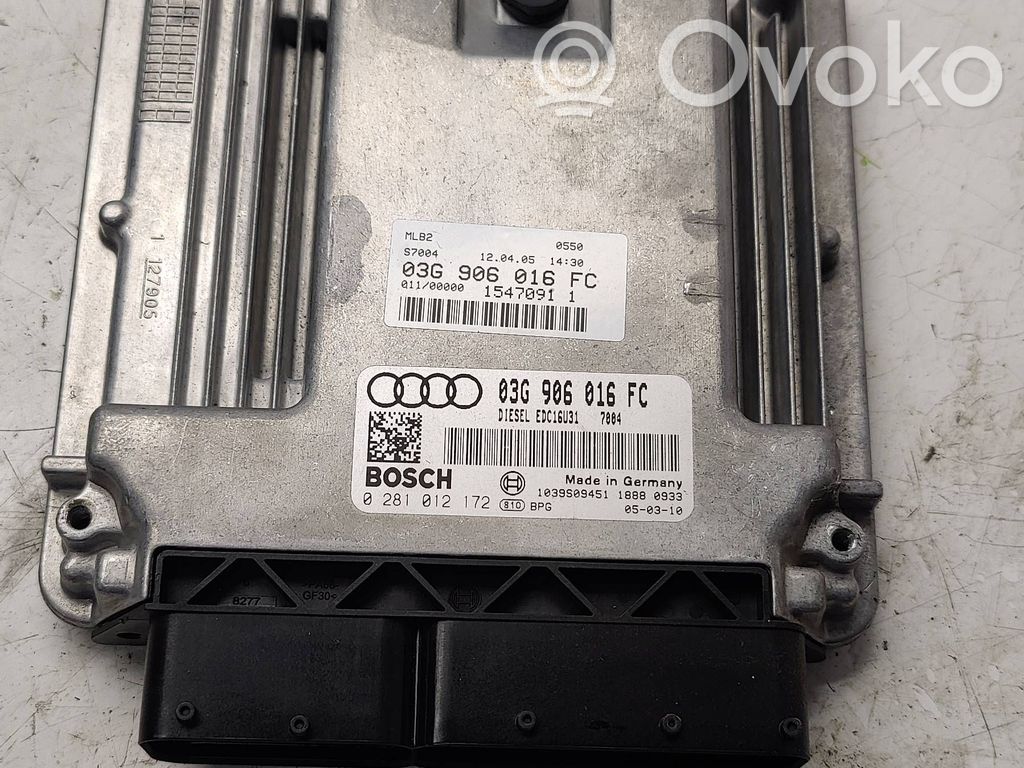 Audi A4 S4 B7 8E 8H Engine control unit/module 