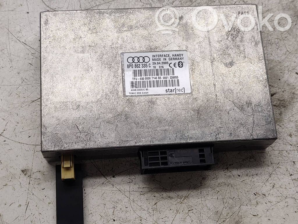 Audi A4 S4 B7 8E 8H Moduł / Sterownik Bluetooth 