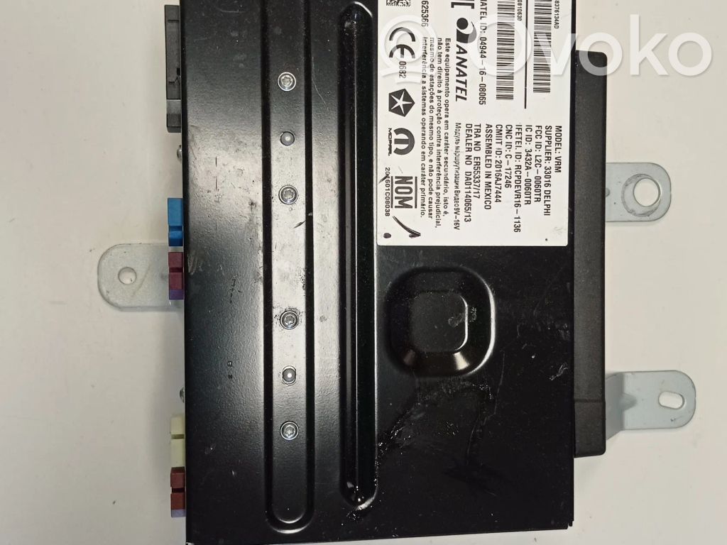 Chrysler Pacifica Video control module 