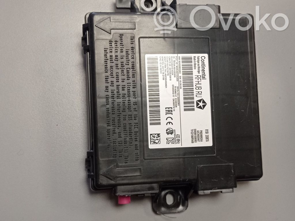 Chrysler Pacifica Keyless (KESSY) go control unit/module 