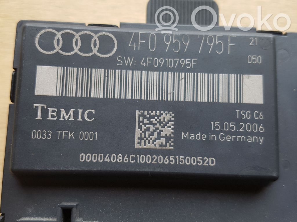 Unité de commande module de porte   4F0959795F,4F0910795F,0033TFK0001
