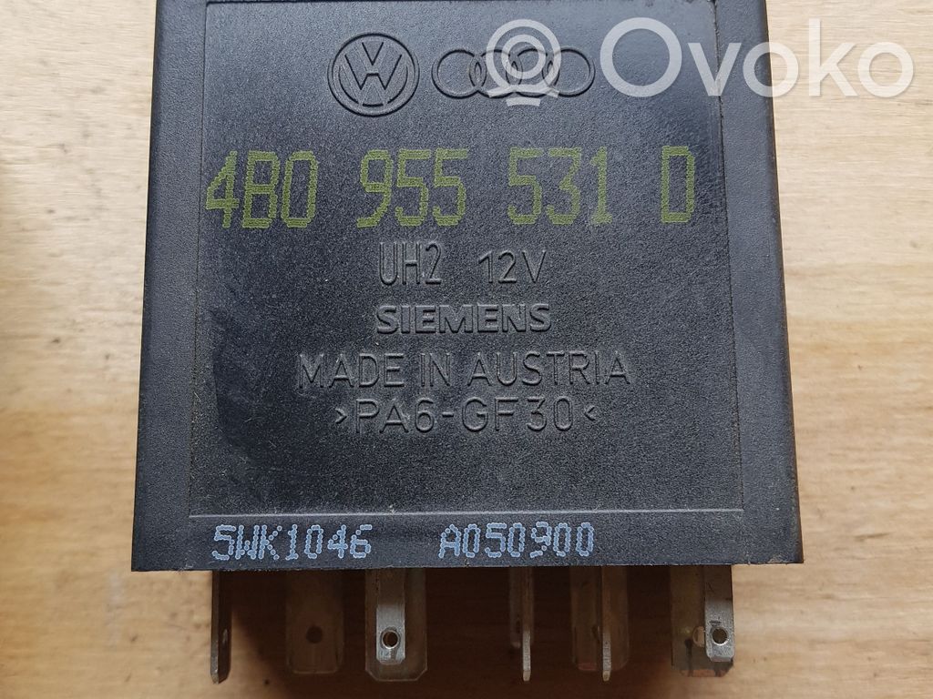 Audi A6 S6 C5 4B Moduł / Przekaźnik wycieraczek 