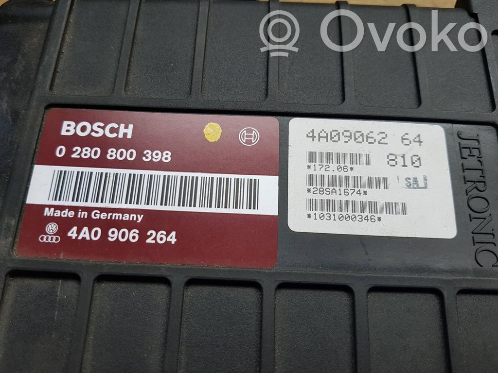 Engine control unit/module   4A0906264,0280800398