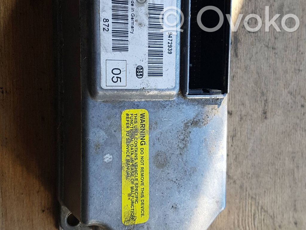 Airbag control unit/module   0285001256,980350038505,9472939