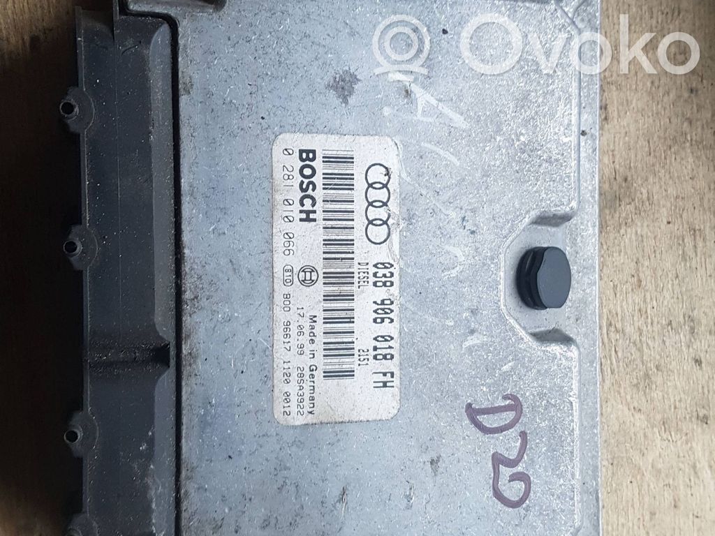 Engine control unit/module   038906018FH,28SA3922,0281010066
