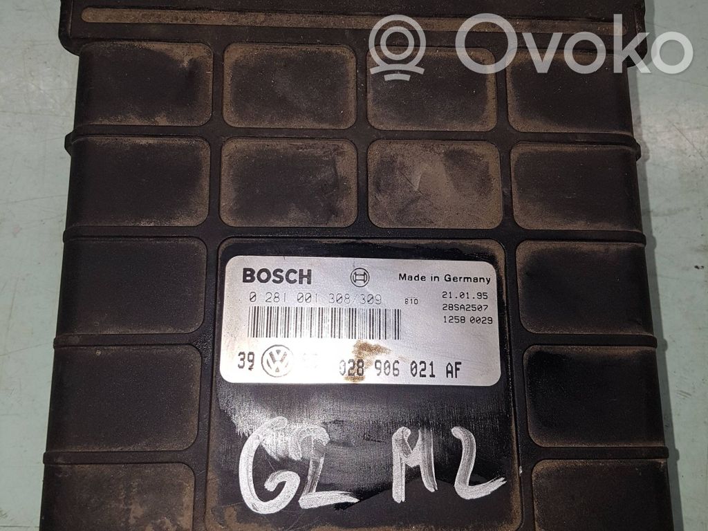 Engine control unit/module   028906021AF,0281001308,28SA2507