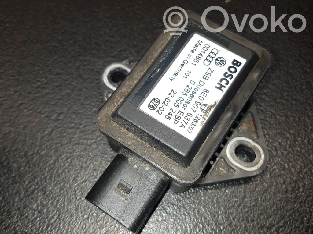 ESP Drehratensensor Querbeschleunigungssensor   8E0907637A,0265005245