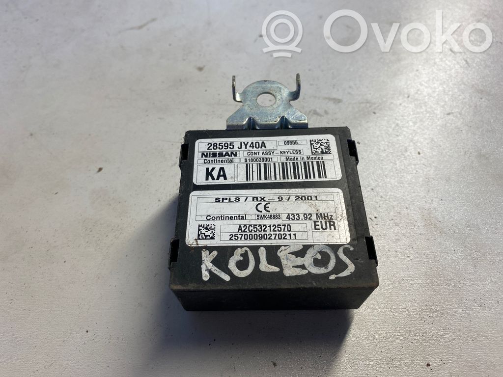 Renault Koleos I Keyless (KESSY) go control unit/module 