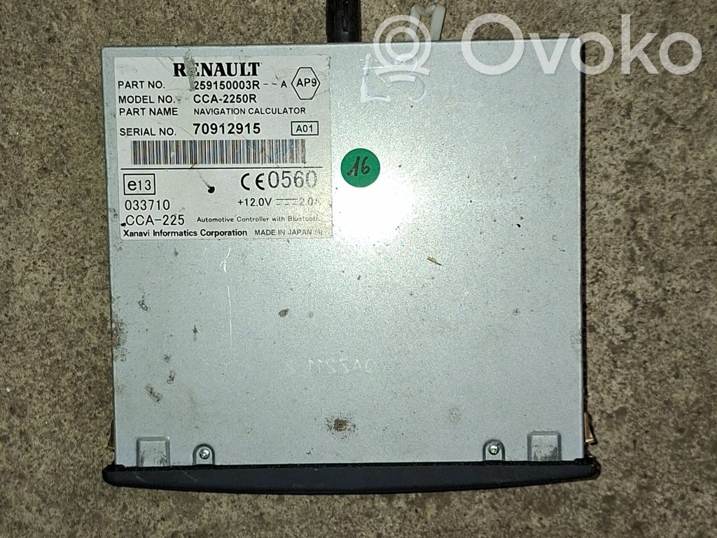 Renault Laguna III Stacja multimedialna GPS / CD / DVD 