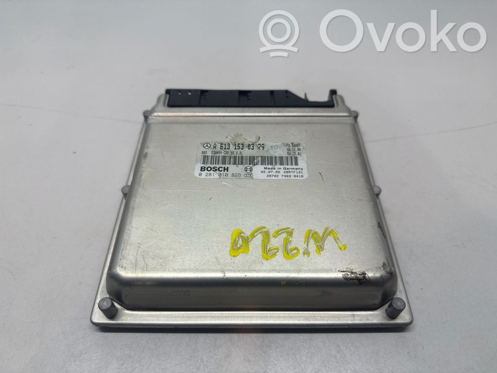 Mercedes-Benz S W220 Engine control unit/module 