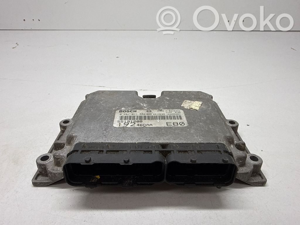 Fiat Stilo Engine control unit/module 