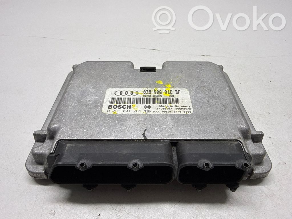 Engine control unit/module   038906018BF,0281001765,28SA347