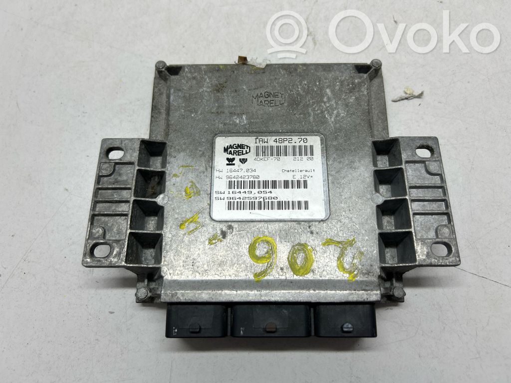 Peugeot 206 Engine control unit/module 