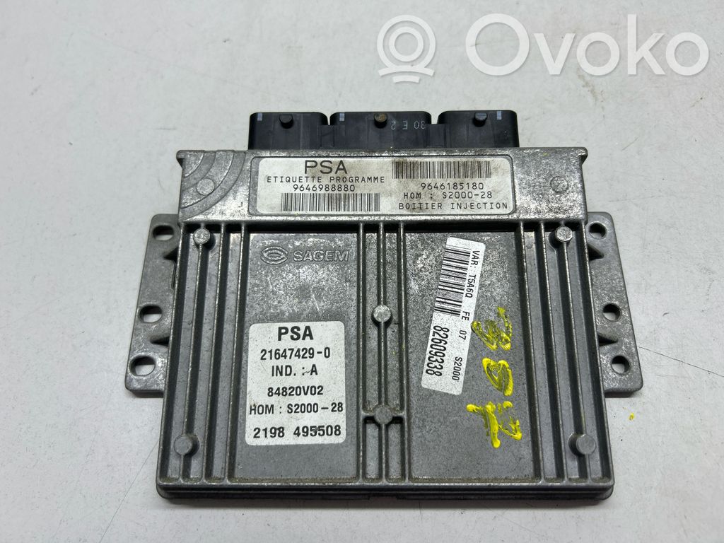 Peugeot 307 Engine control unit/module 