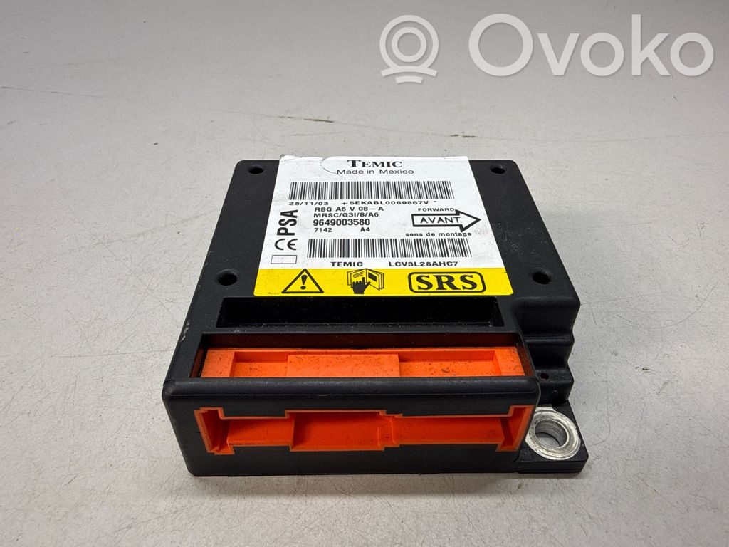 Airbag control unit/module   9649003580,7142